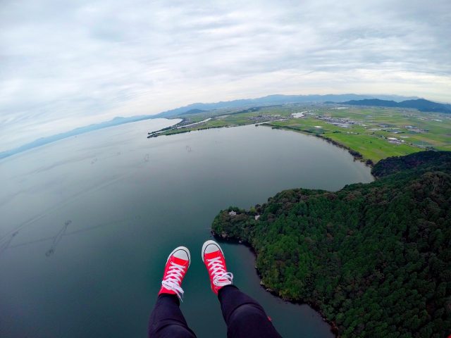上空からの琵琶湖