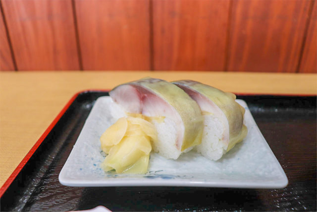 鮒ずし茶漬けセット：鯖寿司