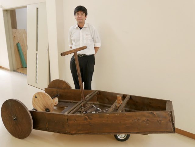 熊谷先生と新製陸舟奔車