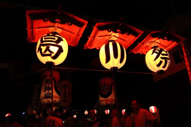 葛川祭の提灯