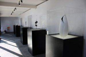 現代ガラスの展示
