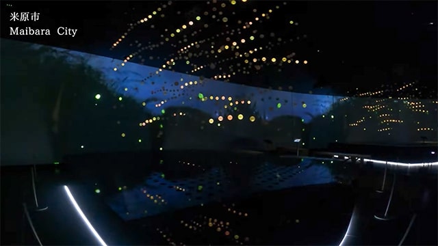 天の川のゲンジボタル