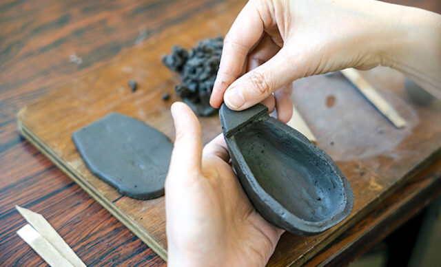 土の楽器づくり