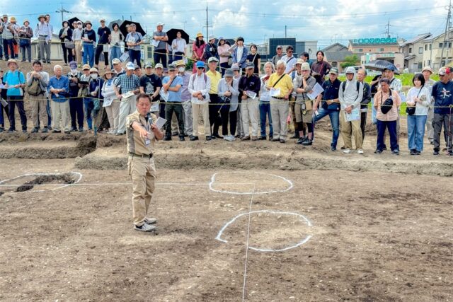 2000年前の人々も近江富士に祈ってた！？野洲「中畑・古里遺跡」現地