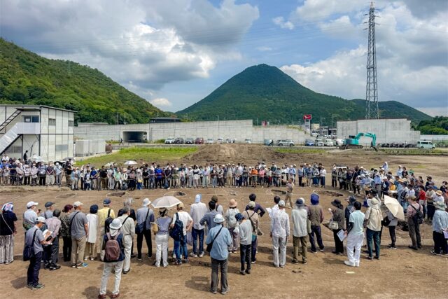 2000年前の人々も近江富士に祈ってた！？野洲「中畑・古里遺跡」現地