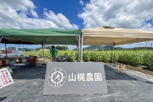 山梶農園看板